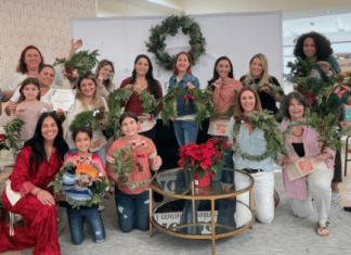 2nd Annual Deck the Walls Wreath Making Event Recap