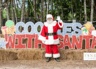 Miami Mom Collective Cookies With Santa 2021 Tinez Farms
