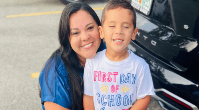 National Scholarship Month: Special Needs Edition Image: Krystal and her son JJ on his first day of school (National Scholarship Month: Special Needs Edition Krystal Giraldo Contributor Miami Mom Collective)