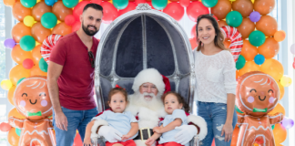 Miami Mom Collective Cookies With Santa Event at Tinez Farms