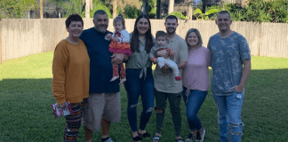 Image: Holly and her family at Thanksgiving