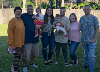 Image: Holly and her family at Thanksgiving