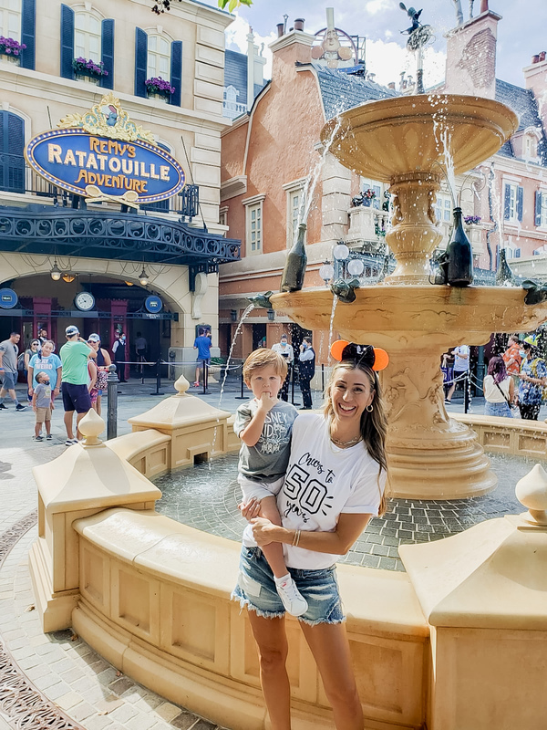 Walt Disney World is Celebrating the Magic Kingdom's 50th Anniversary, (and we were there for the inauguration). Sandra Jacquemin Image: Sandra and her son at Remy's Ratatouille Adventure (Disney at 50: Walt Disney World's Golden Birthday Celebration Sandra Jacquemin Contributor Miami Mom Collective)