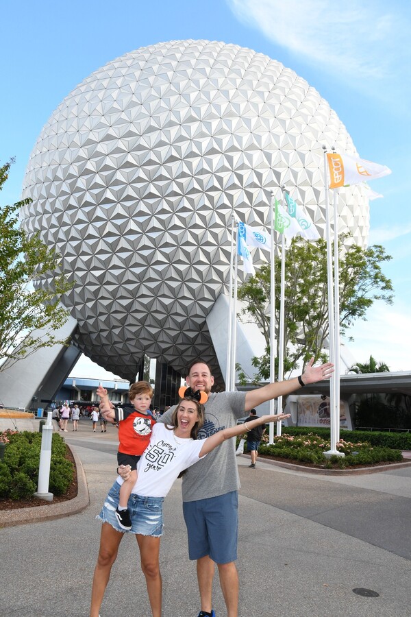 Image: Sandra's family at EPCOT (Sandra Jacquemin Contributor Miami Mom Collective)