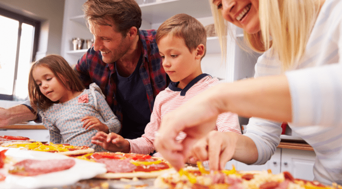 Pizza Night: 10 Homemade Pizza Ideas for a Fun Family Friday Night Image: A family making homemade pizza together (Pizza Night: 10 Homemade Pizza Ideas for a Fun Family Friday Night Lorena Lougedo Contributor Miami Mom Collective)