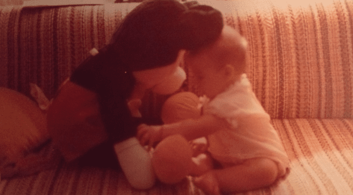 Disney Has Some Secrets, Sort Of A picture of Sandra as an infant with her first Mickey toy (Disney Has Some Secrets, Sort Of Sandra Jacquemin Contributor Miami Mom Collective)