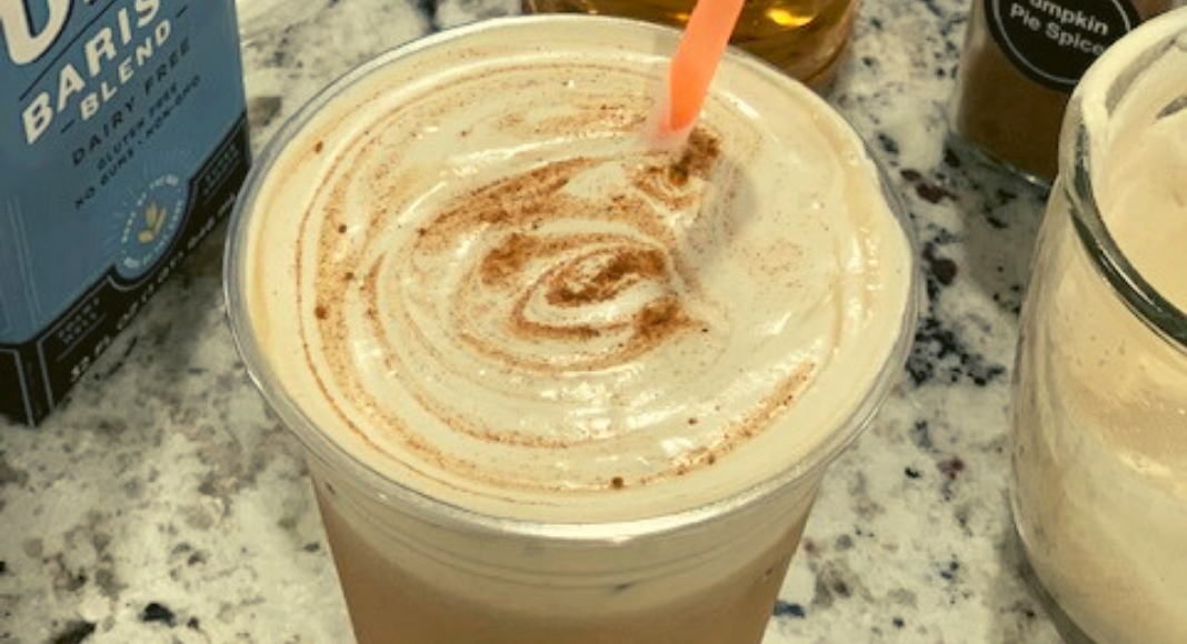 Image: A cup of homemade pumpkin cream cold brew