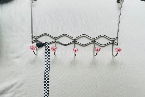 Getting started on a DIY hair accessory organizer