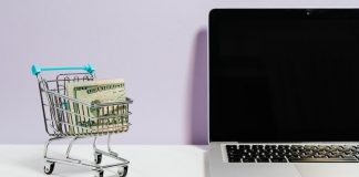 Bargain Hunting: Money Saving Tips for Online Shopping A laptop and a small grocery cart full of cash (Bargain Hunting: Money Saving Tips for Online Shopping Ana-Sofia DuLaney Contributor Miami Mom Collective)