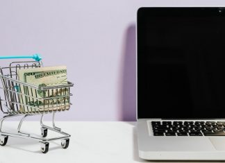 Bargain Hunting: Money Saving Tips for Online Shopping A laptop and a small grocery cart full of cash (Bargain Hunting: Money Saving Tips for Online Shopping Ana-Sofia DuLaney Contributor Miami Mom Collective)
