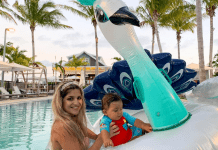 Family Fun in the Florida Keys: Where to Go & What to Do Bella and her son enjoying some pool time in the Keys (Family Fun in the Florida Keys: Where to Go & What to Do Bella Behar Contributor Miami Mom Collective)
