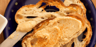 Image: Sunflower seed butter on toast