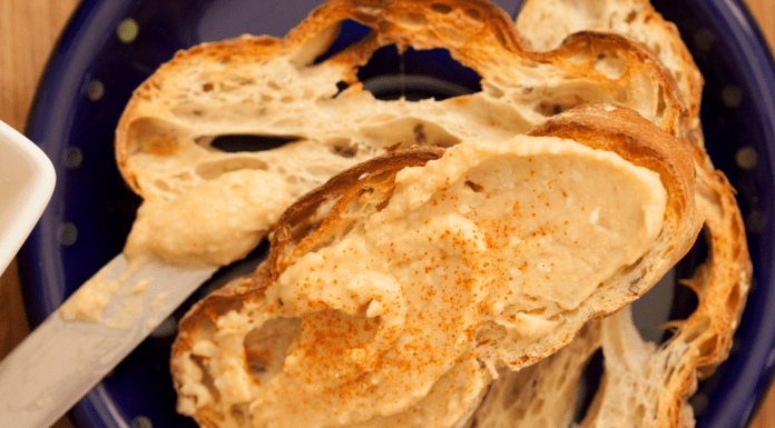 Image: Sunflower seed butter on toast