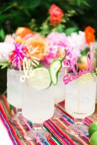 Fiesta themed drinks