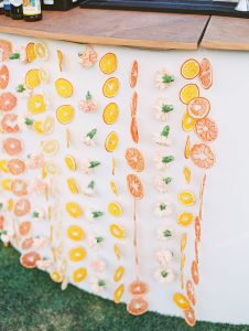 Citrus fruit garlands