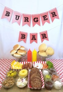 An example of a burger bar