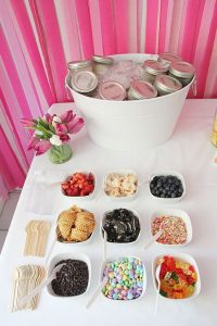 Ice cream sundae toppings