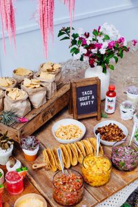 An cute little taco bar