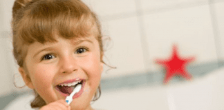 Dr. Bob Unflavored Toothpaste: Sustainable, Fluoridated Cavity Prevention A little girl brushing her teeth (Dr. Bob Unflavored Toothpaste: Sustainable, Fluoridated Cavity Prevention Lynda Lantz Contributor Miami Mom Collective)