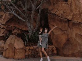 Sandra and her son at Islands of Adventure (Universal Orlando: The "Other" Theme Park Sandra Jacquemin Contributor Miami Mom Collective)