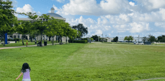 Love Where You Live: Why I Love Living in Doral Valerie's daughter running in an open green space (Love Where You Live: Why I Love Living in Doral Valerie Barbosa Contributor Miami Mom Collective)