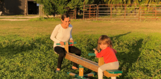 Making Changes: Taking A Step Back In Order To Move Forward Kristina on a see saw with her daughter (Making Changes: Taking A Step Back In Order To Move Forward Kristina Fiorentino Contributor Miami Mom Collective)