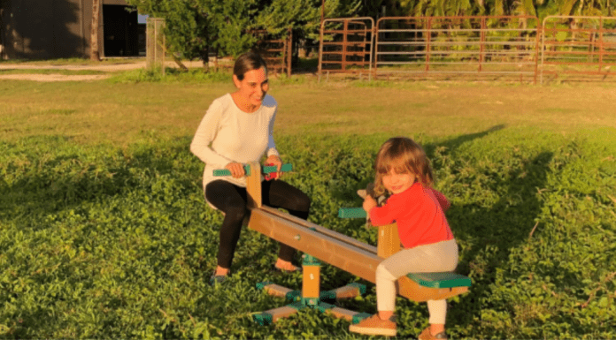Making Changes: Taking A Step Back In Order To Move Forward Kristina on a see saw with her daughter (Making Changes: Taking A Step Back In Order To Move Forward Kristina Fiorentino Contributor Miami Mom Collective)