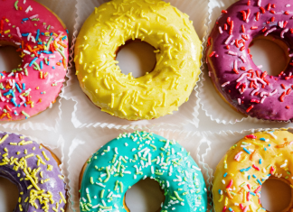 National Donut Day: Make it A-Glaze-ing! A box of donuts with sprinkles (National Donut Day: Make it A-Glaze-ing! Ana-Sofia DuLaney Contributor Miami Mom Collective)