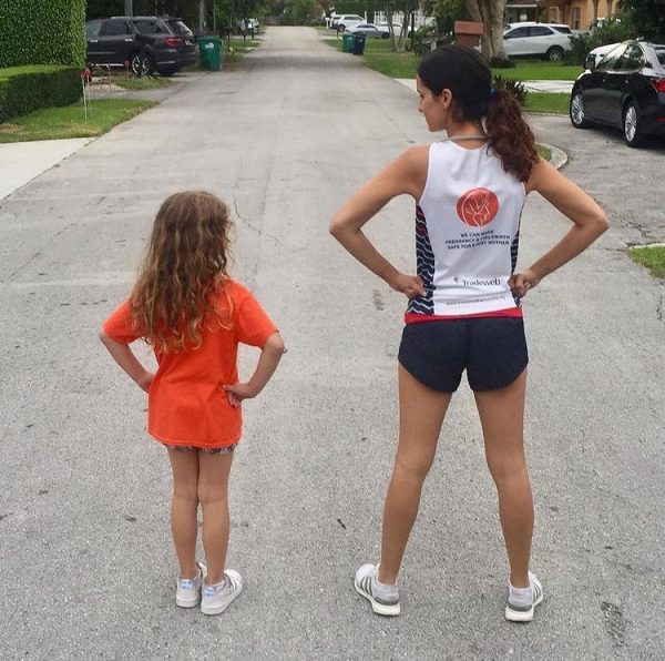 Kristen and her daughter (Run Like A Mother: A Beginner's Guide to Running Kristen Llorca Contributor Miami Mom Collective)