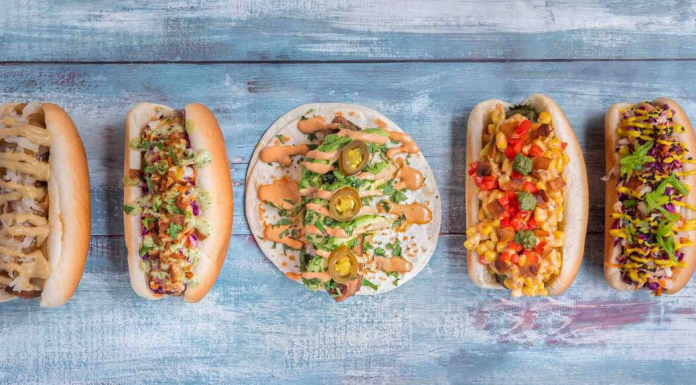 Raising Vegan Kids: Where and What to Eat on the Go Vegan wraps and hot dogs (Raising Vegan Kids: Where and What to Eat on the Go Sandra Jacquemin Contributor Miami Mom Collective)