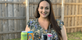 Alisa with a few cans of her favorite spring beers (Cheers to Spring: My Top Brews for National Beer Day, Alisa Britton, Contributor, Miami Mom Collective)