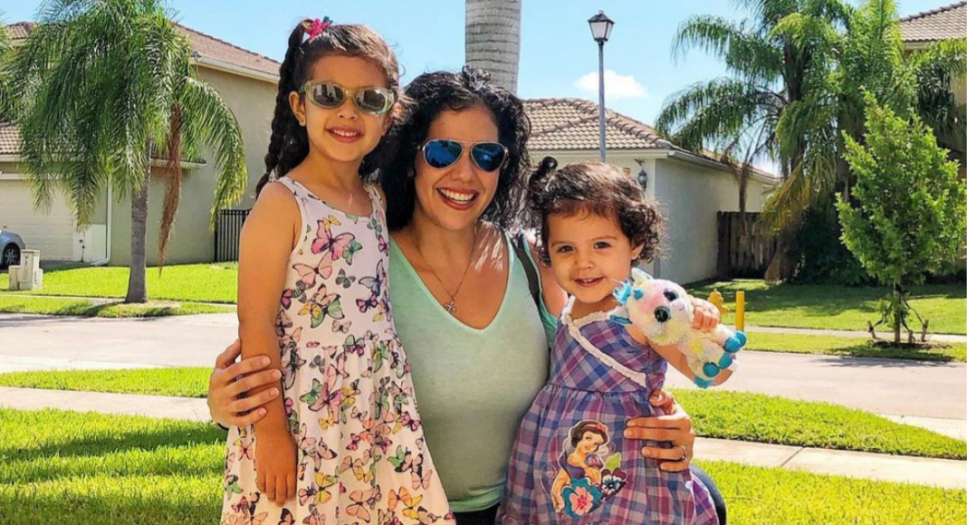 Zoe with her daughters (Moving to Miami: What I Wish I Knew Zoe Costa Contributor Miami Mom Collective)