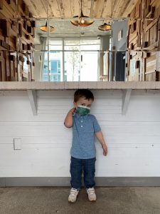 Brittany's son at Panther Coffee (Love Where You Live: Why I Love Living in the Upper East Side Brittany Aquart Contributor Miami Mom Collective)