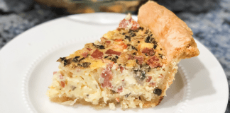 A slice of homemade quiche (Easter Brunch Recipe: Quiche Daniela Muir Contributor Miami Mom Collective)