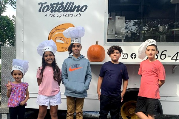 Kids at the Tortellino food truck (Love Where You Live: Why I Love Living in South Miami Kristen Llorca Contributor Miami Mom Collective)