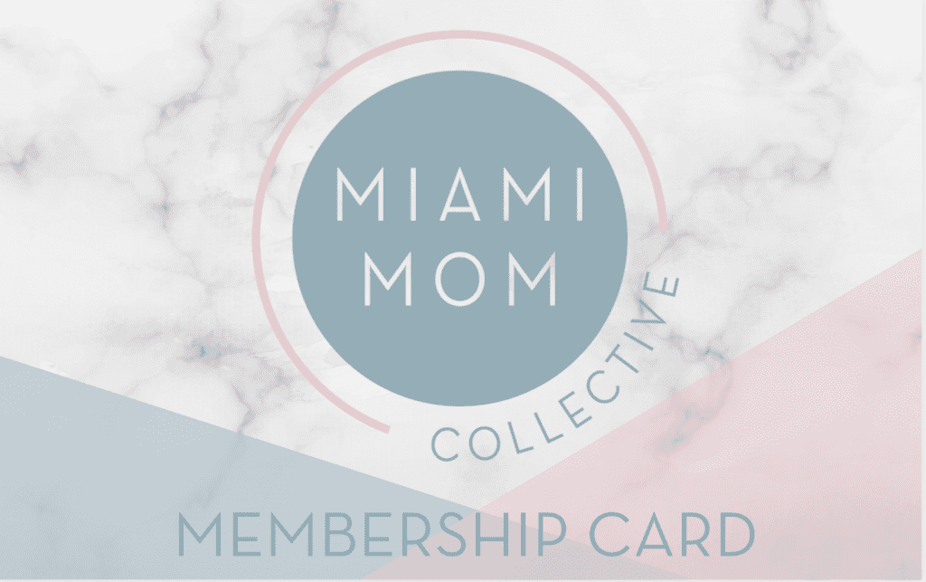 The Miami Mom Collective membership card (Minerva Roca Contributor)