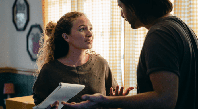 A couple experiencing conflict (Disagreement Is an Opportunity for Connection--Agree or Disagree? Holly Farver Contributor Miami Mom Collective)