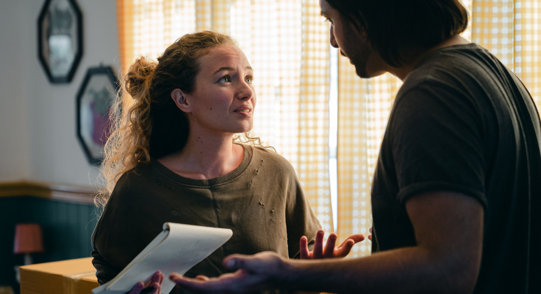 A couple experiencing conflict (Disagreement Is an Opportunity for Connection--Agree or Disagree? Holly Farver Contributor Miami Mom Collective)