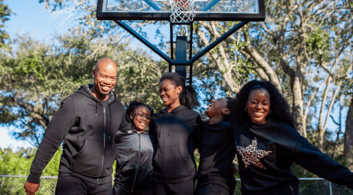 Sharonda and her family (Tourney Time: Are You Ready for the Dance? Sharonda Stewart Contributor Miami Mom Collective)