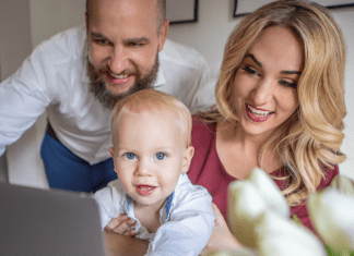 Family Photo of Miami Mom Collective Contributor Ann Keil Dux