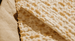 Image: Pieces of matzo bread
