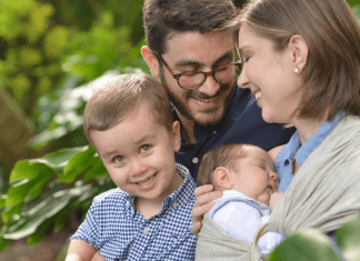 Miami Mom Collective Welcomes MIA Mom Brittany Aquart Brittany Aquart, Miami Mom Collective Contributor, with her husband and two sons. (Miami Mom Collective Welcomes MIA Mom Brittany Aquart)