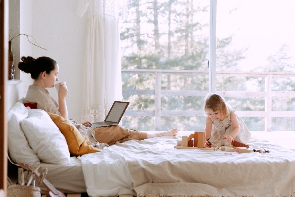 A mom having a cup of coffee to start her day (Like Throwing Caffeine On An Anxiety Fire Kristen Llorca Contributor Miami Mom Collective)