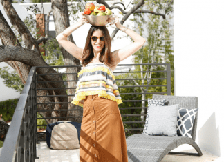 Miami Mom Collective Welcomes MIA Mom Monica Auslander Moreno Monica with a fruit basket (Miami Mom Collective Welcomes MIA Mom Monica Auslander Moreno Contributor)