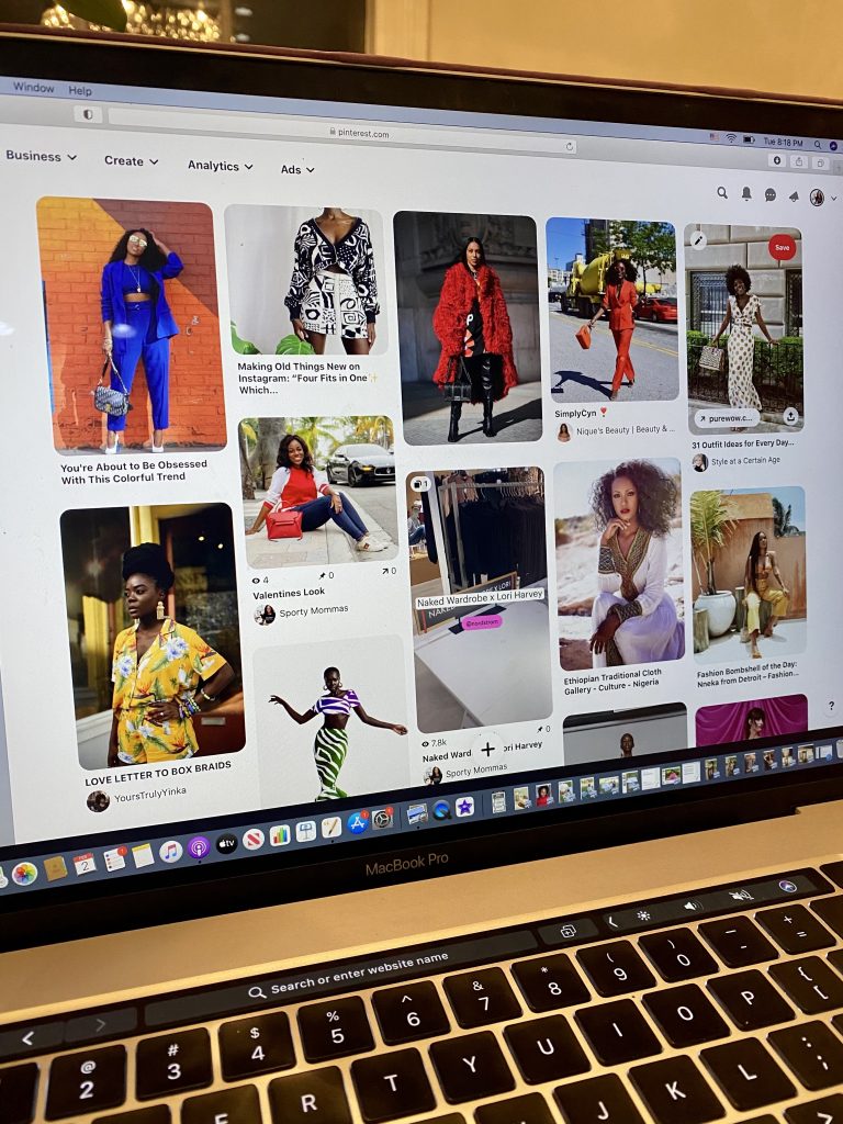 A sample style board on Pinterest (Personal Style: Discover How to Find Yours Sharonda Stewart Contributor Miami Mom Collective)
