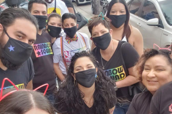Minnie and a group of her friends (Galentine's Day: What It Is and How to Celebrate It Minnie Roca Contributor Miami Mom Collective)