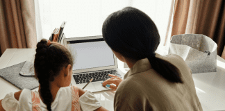 A mother and daughter working together (Getting and Staying Organized: 3 Helpful Tips Krystal Giraldo Contributor Miami Mom Collective)