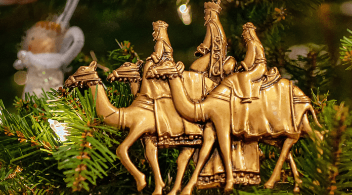 Image: A Three Kings Christmas tree ornament