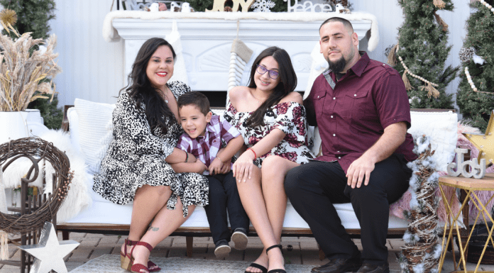 Image: Krystal's blended family