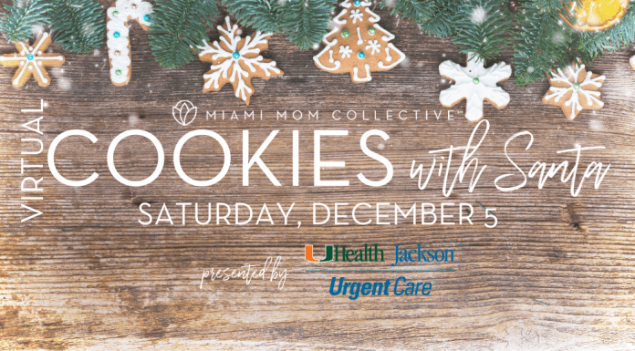 3rd Annual Cookies with Santa | Saturday, December 5, 2020 Miami Mom collective Cookies with Santa 2020